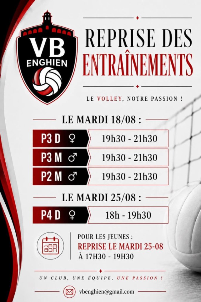 REPRISE DES ENTRAINEMENTS